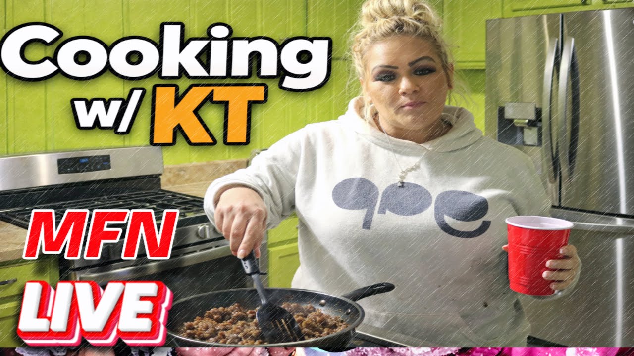 2/25/26 MFW is live early… COOKING w/ KT using NEW appliances #mfw #LG #Larrrry #mfnlive