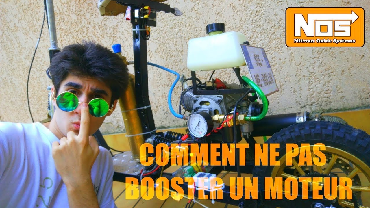 KIT NITRO FAIT MAISON SUR UN 49cc / HOMEMADE NITROUS KIT