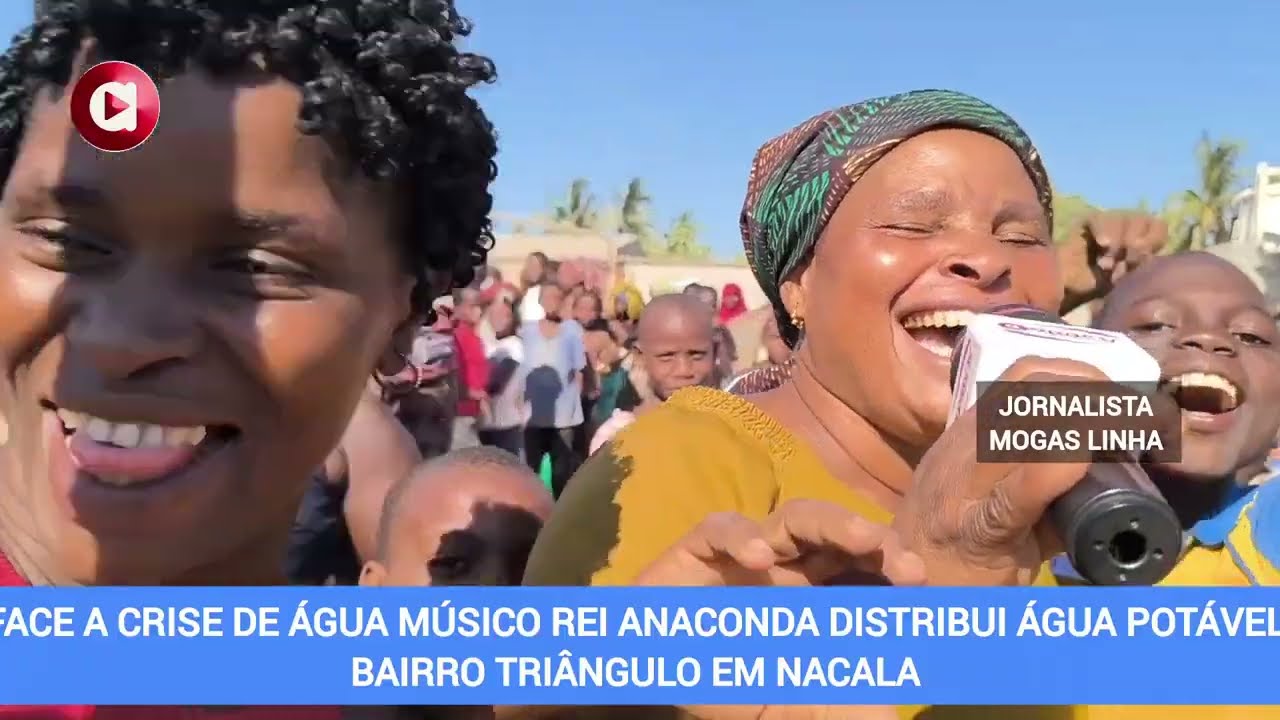 Rey Anaconda--- Na distribuição de água potável em Nacala 
