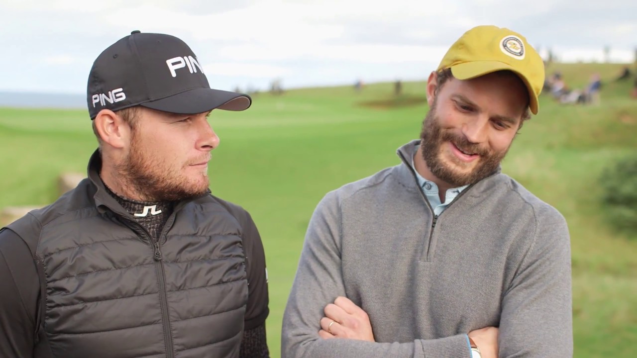 Jamie Dornan talks stage fright at St Andrews