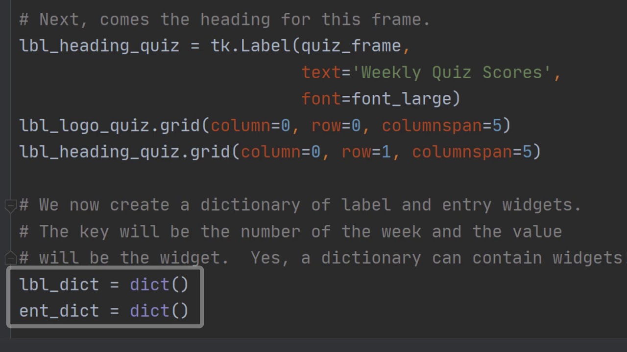 Python 039 - Using the grid layout