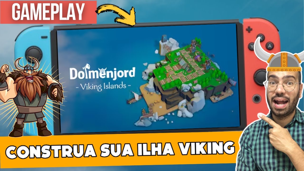 CONFERINDO A GAMEPLAY DE DOLMENJORD - GAME COM TEM&Aacute;TICA VIKING PARA NINTENDO SWITCH, OLED E LITE !