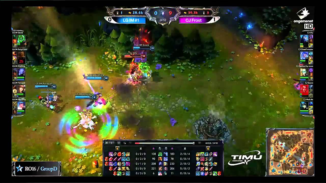 CJ Entus Frost vs LG IM Game 2 Certain death for Space, not so certain? Shy the Guardian Angel.