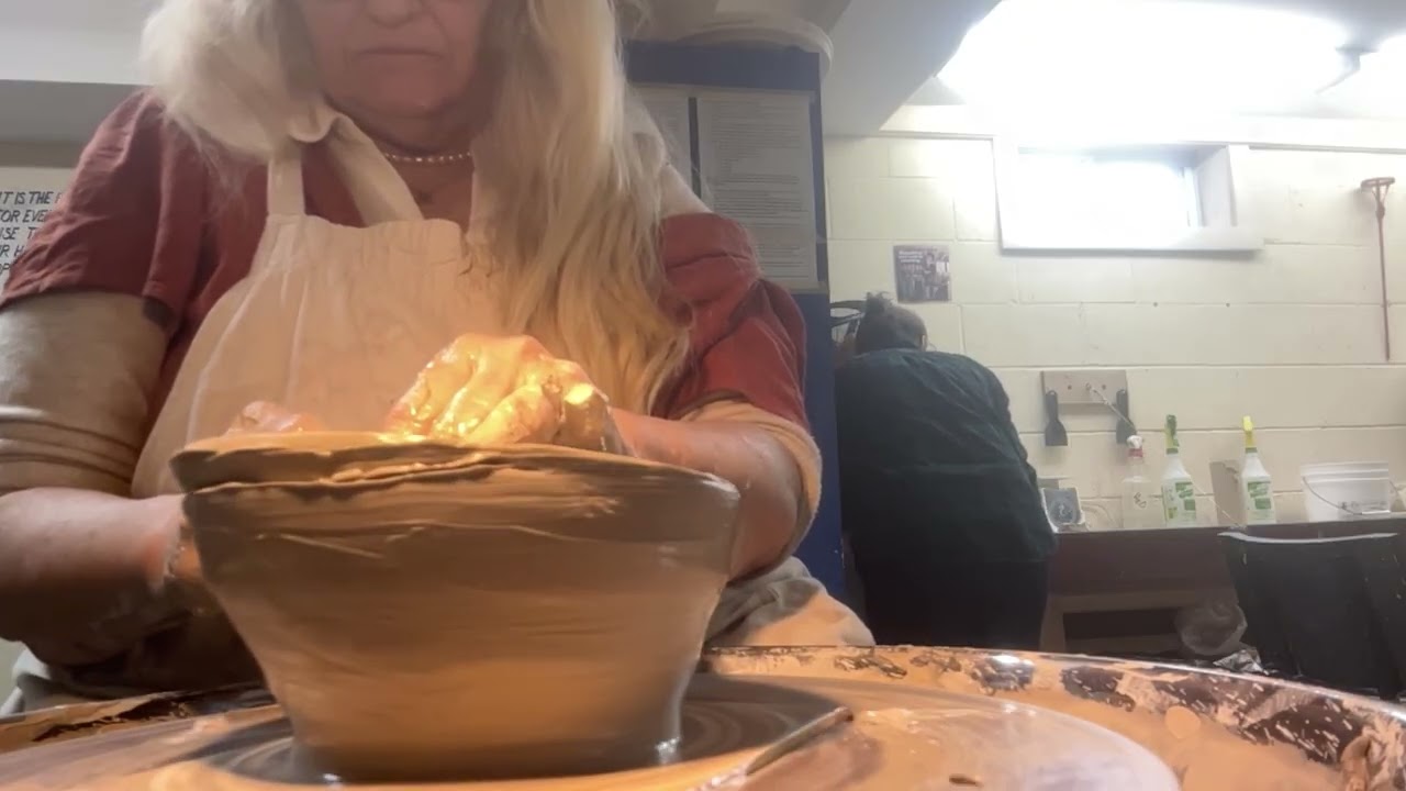 Crooked centering, and a crooked bowl and a fix