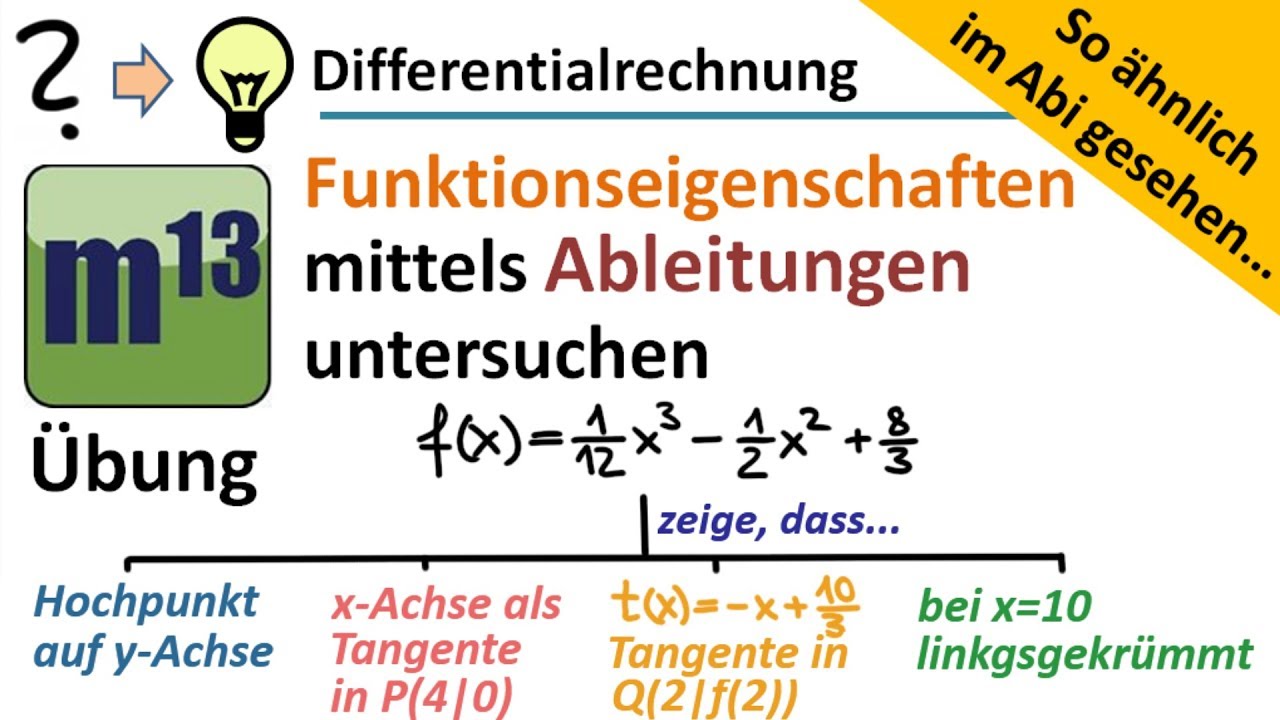 So &auml;hnlich im Abi Funktionseigenschaften untersuchen