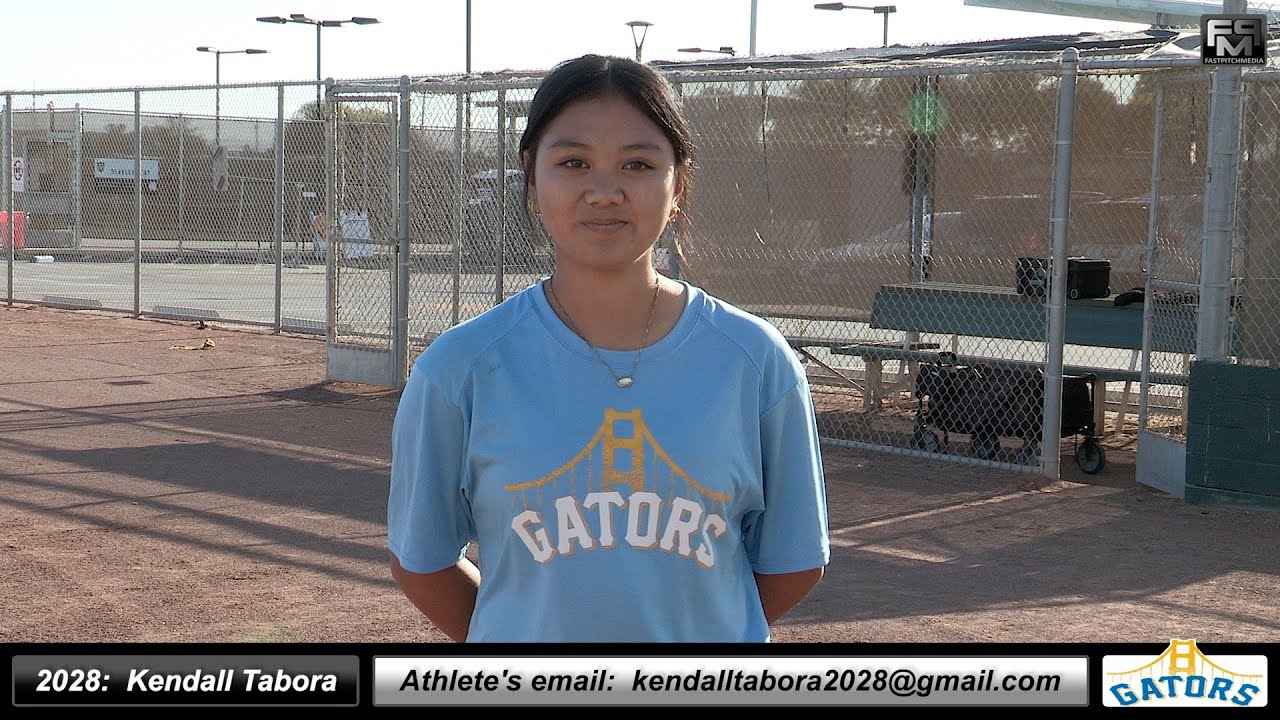 2028 Kendall Tabora 3.8 GPA - Pitcher and Middle Infielder Softball Recruiting Video - Gators
