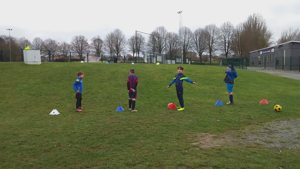 ACHILE U9  - GREGOIRE U9  - JULES U9  - GABIN U9 SEANCE D'ENDURANCE 1 A LA D.F.A