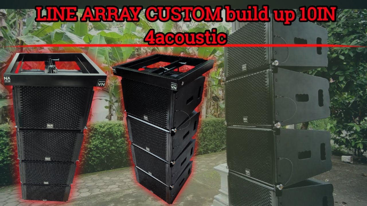 Box Line Array Costum By TB prodactions Banyuwangi || line array 101T1 custom 4acoustic