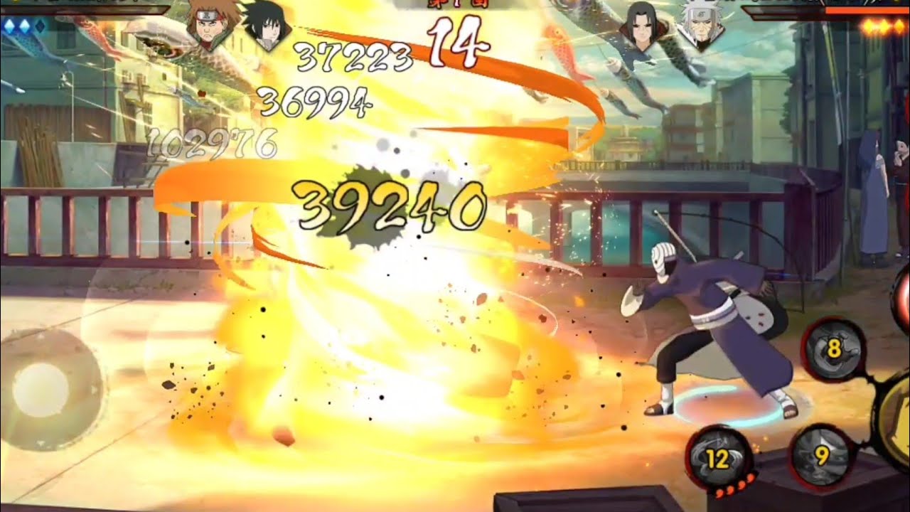 Naruto Mobile Tencent PVP - Madara White Mask ( Obito ) Gameplay