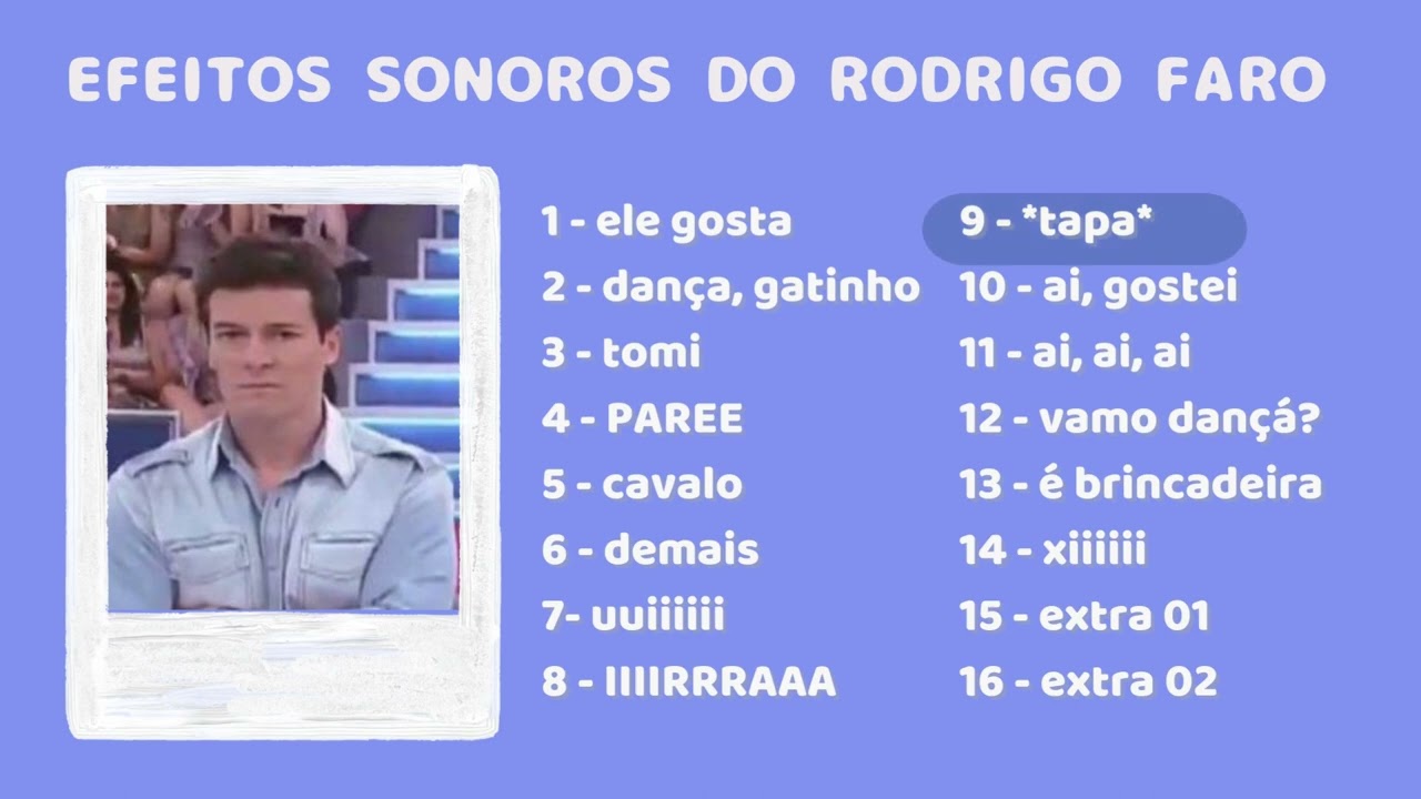 EFEITOS SONOROS DO RODRIGO FARO