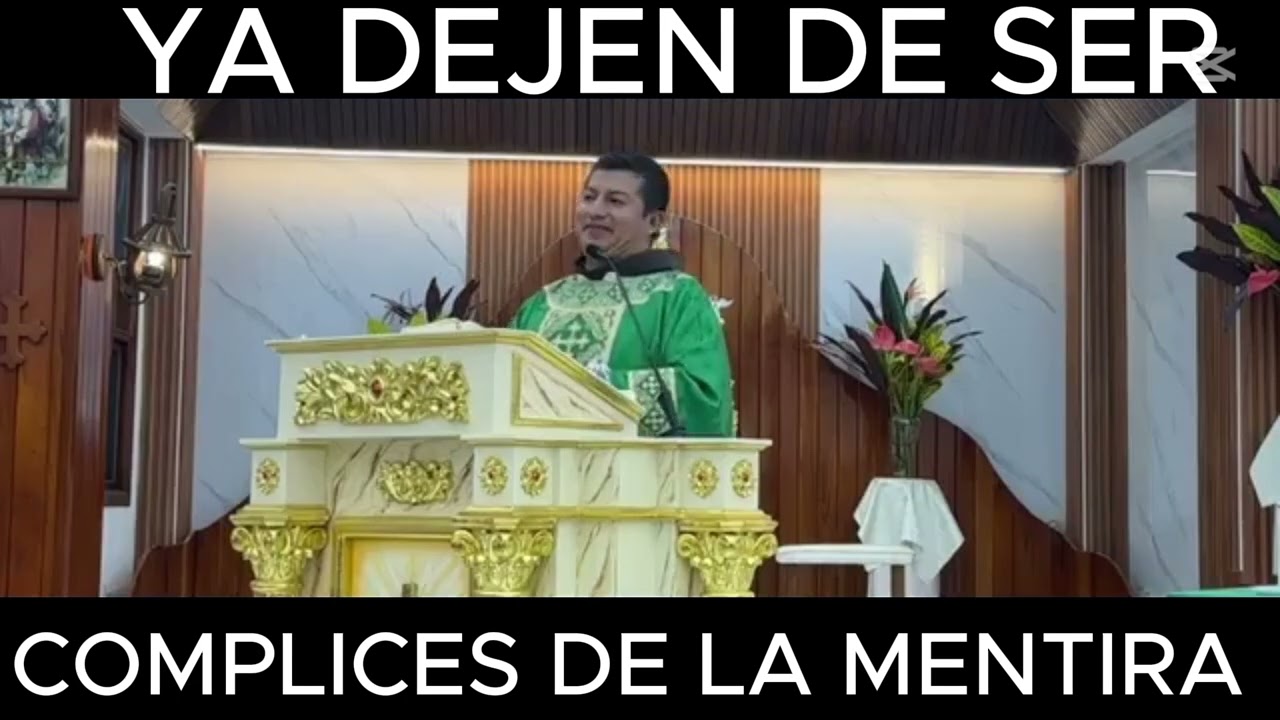 YA DEJEN DE SER COMPLICES DE LA MENTIRA