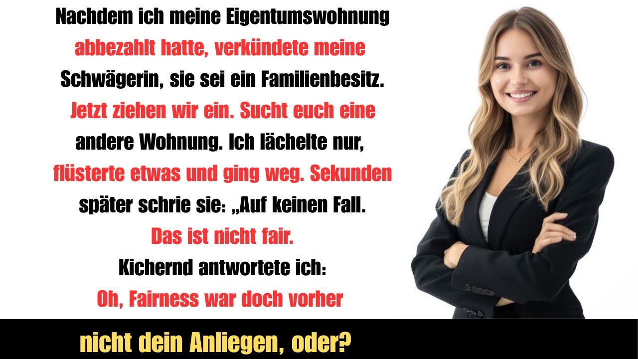 Nachdem ich meine Wohnung abbezahlt hatte, nannte sie es Familienbesitz