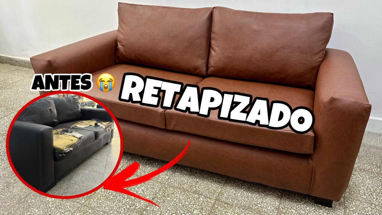 EL SECRETO PARA RETAPIZAR TU SOFÁ EN CASA!