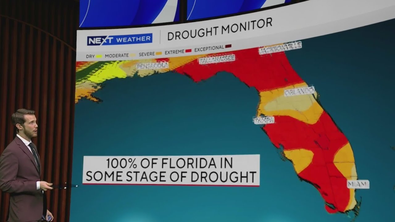 Weekend rain chances increase this weekend in South Florida as drought conditions worsen