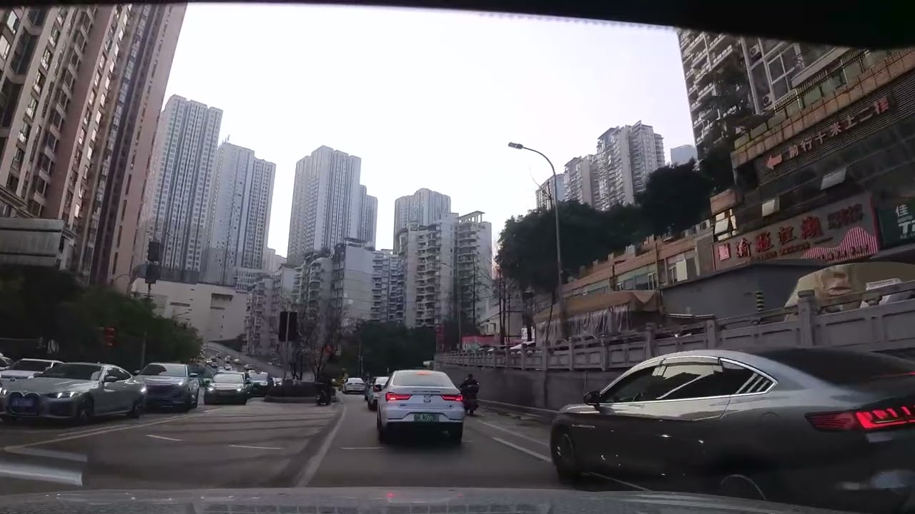 重庆 CHONGQING 下班拥挤的市区通勤  #重庆 #重慶 #chongqing #DrivingTour #DriveTravel