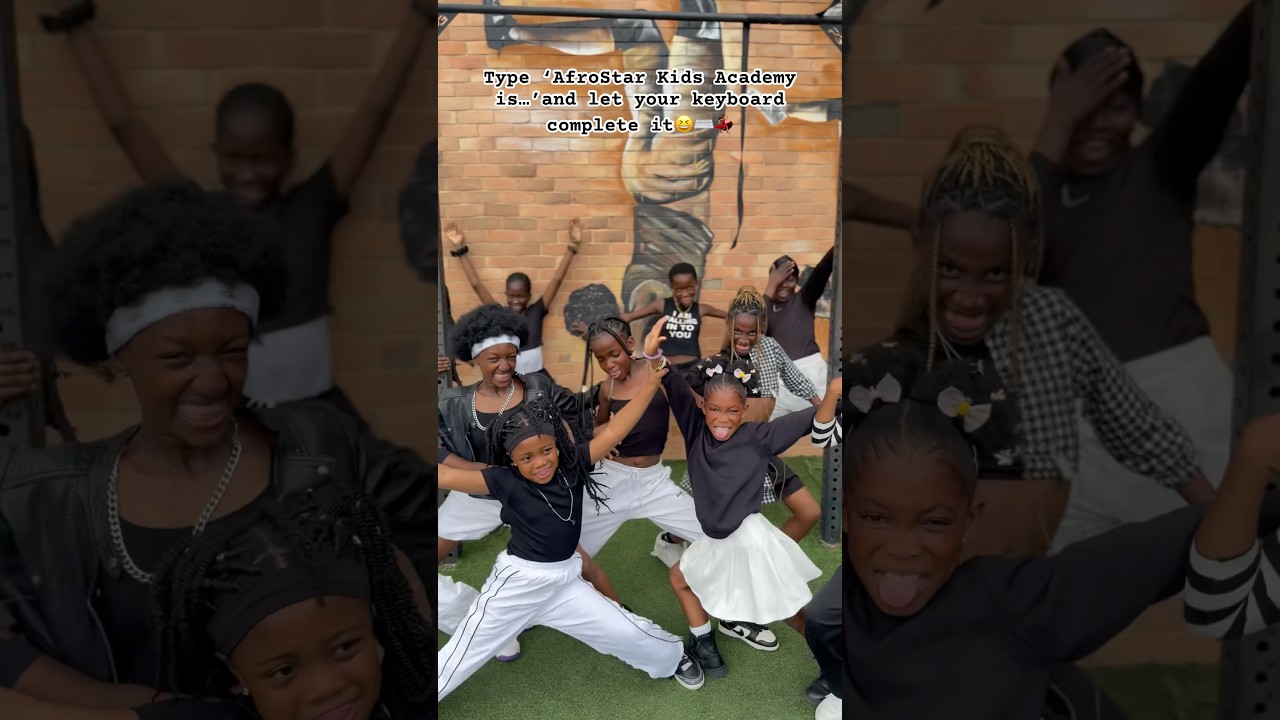 With You - Afro version dance challenge by Afrostar kids academy