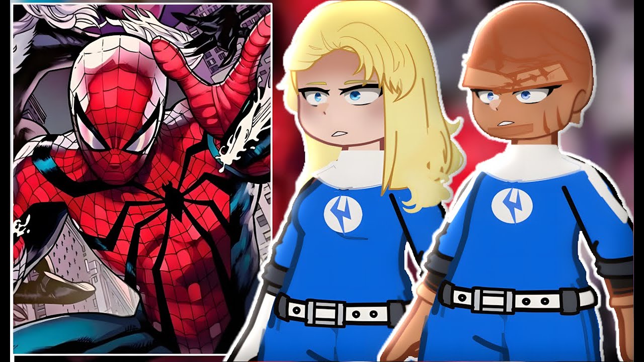 Fantastic Four React To Spider Man || Peter Parker || - Gacha React 🇺🇸/🇧🇷