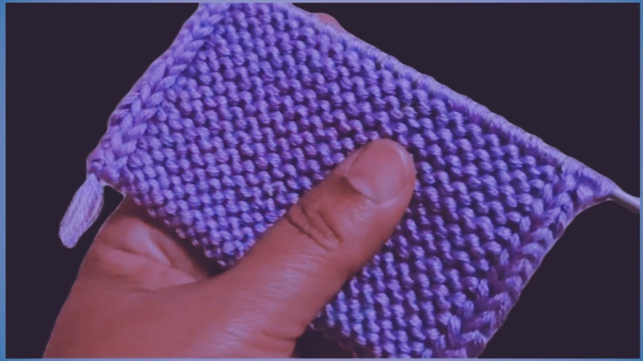How to knit clean edge of border| knit perfect edge |knit garter stitch keep garter stitch edge neat