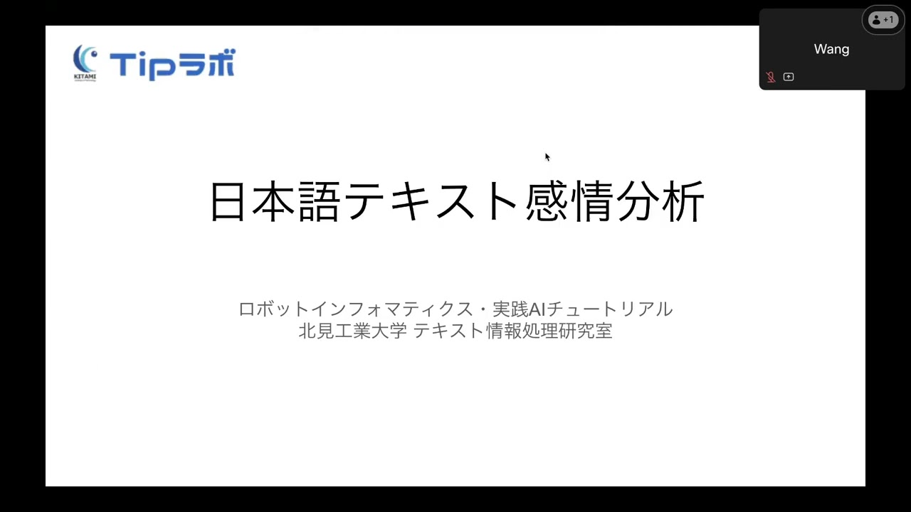 実践AIチュートリアル　第4回　感情分析 (Ver.2)