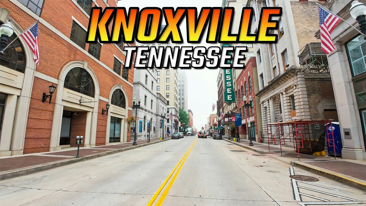 Knoxville Tennessee Driving Through