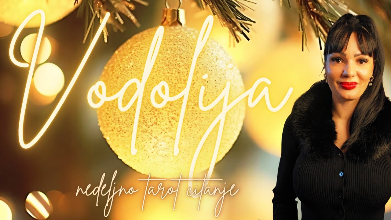 VODOLIJA Ovo stize niotkuda!!!!✨️📲✨️📲✨️ 8.12.-14.12. Nedeljno tarot citanje  