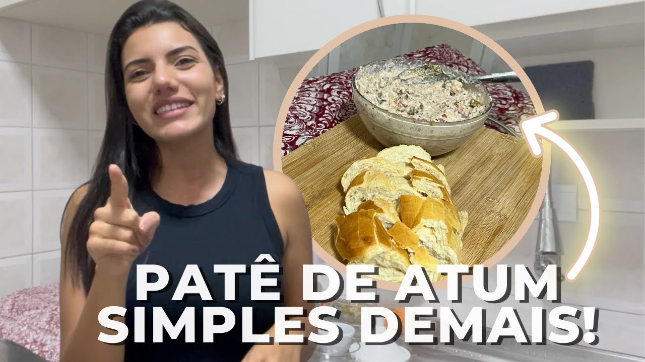 Receita | Pat&ecirc; de Atum com Creme de Ricota, SUPER SIMPLES e r&aacute;pido para um lanche saud&aacute;vel e fit!