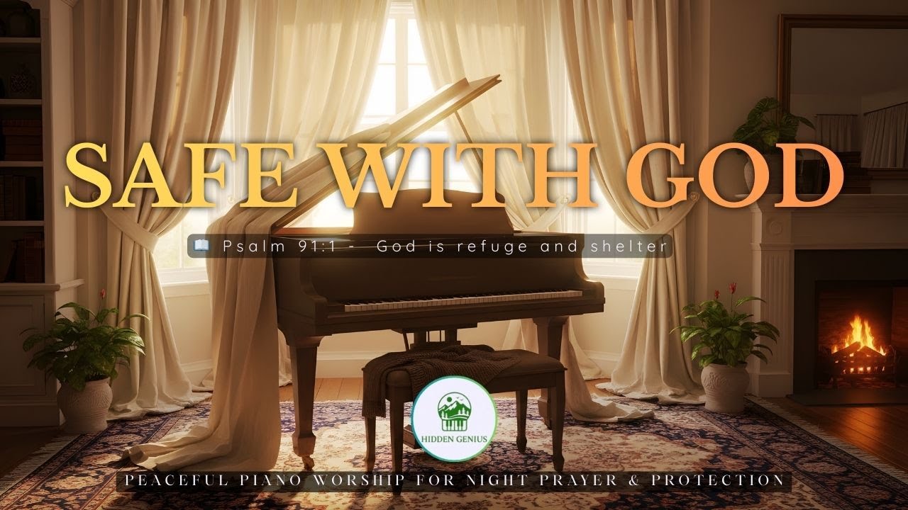 Safe in His Presence | Peaceful Piano Worship for Night Prayer & Protection