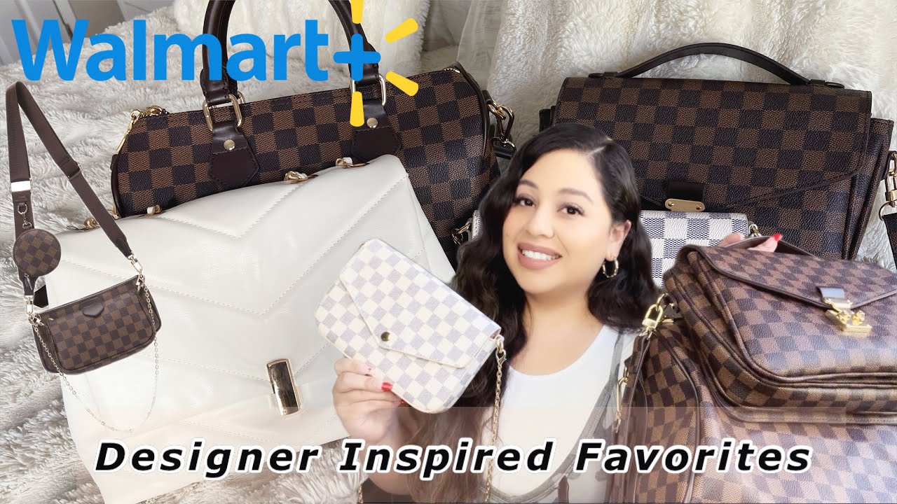 HUGE WALMART Designer Inspired Handbag Haul| LV, Gucci, And More! | Walmart  2022 | With Links!