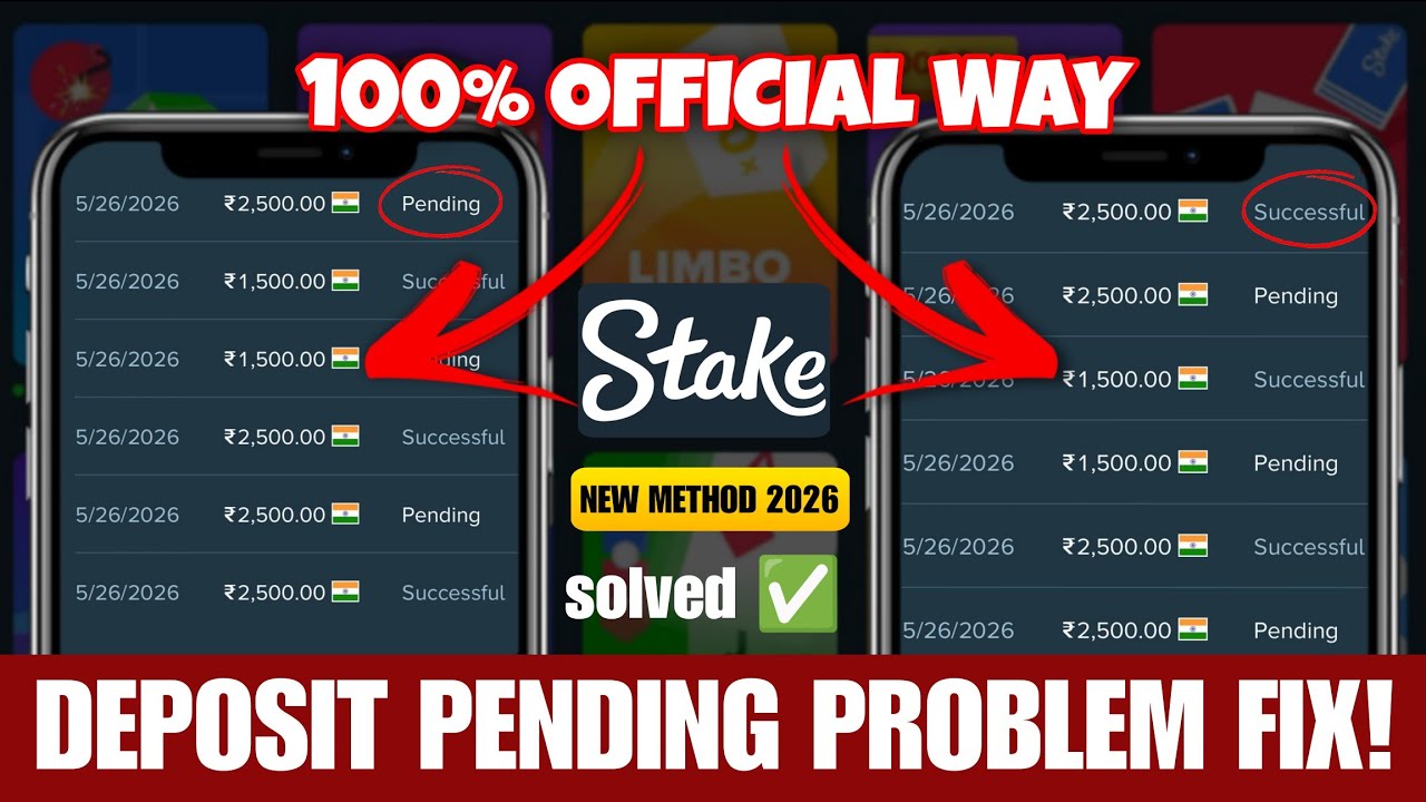 stake deposit pending problem | how to solve stake deposit | stake inr deposit pending problem#stake