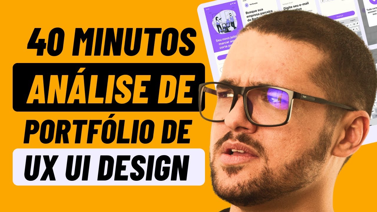 40 minutos de ANÁLISE de PORTFÓLIO de UX UI DESIGN