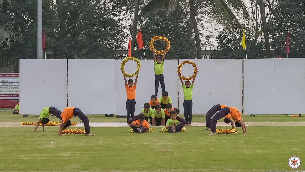 Precision in Motion: Ring Drill by Std. 1, 2 & 3 | 21st Atmiya Athletic Meet Opening Ceremony