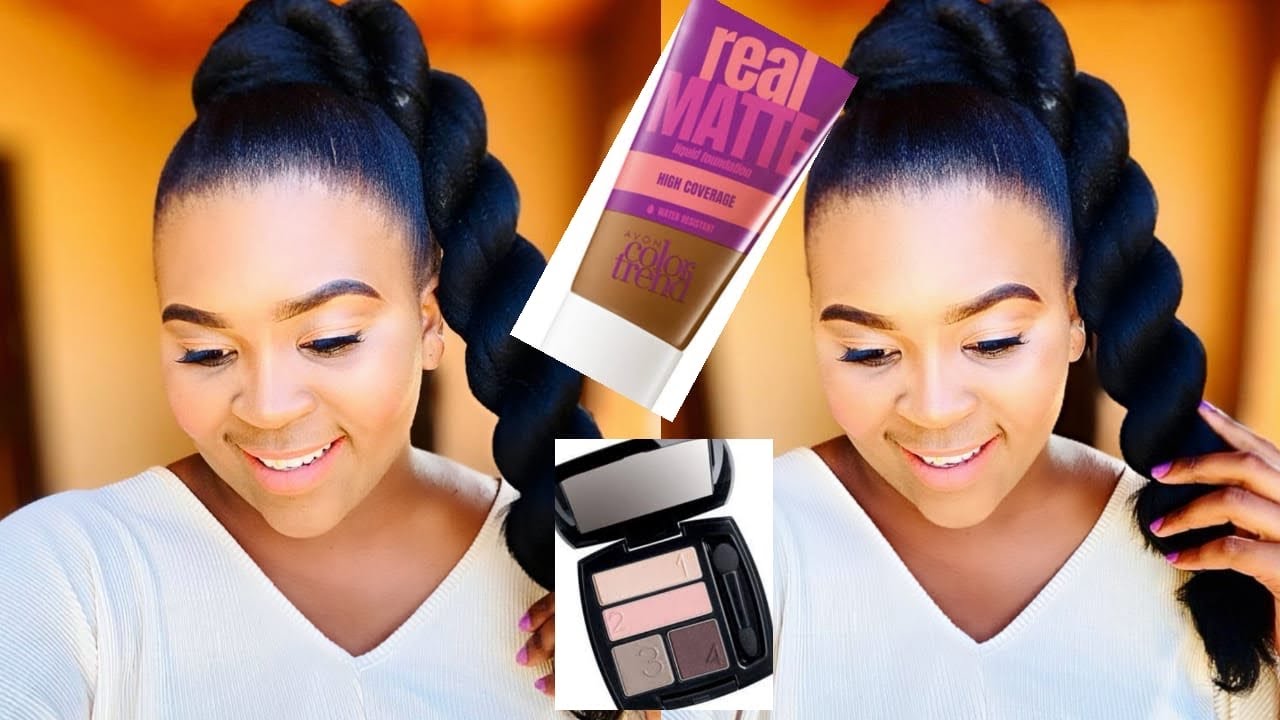 Avon make up tutorial #AvonMakeUp #RealMatteLiquidFoundationFullCoverage #AvonColorTrend
