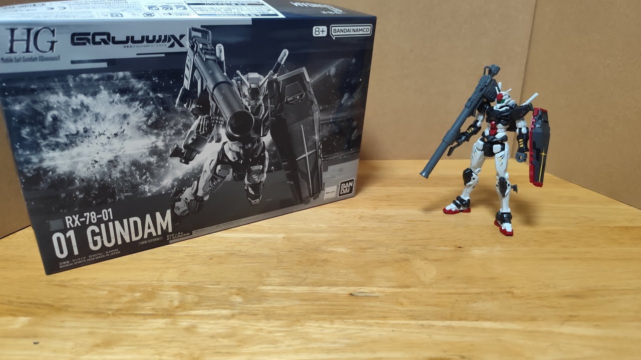 ガンプラレビュー プレミアムバンダイ限定 HG 1/144 01ガンダム