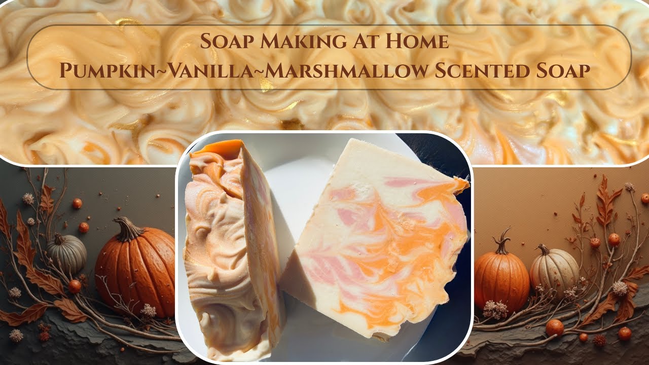 Soap Making At Home. Autumn Scented Soap. Back to Basics Soapmaking. Lard in Cold Process Soap