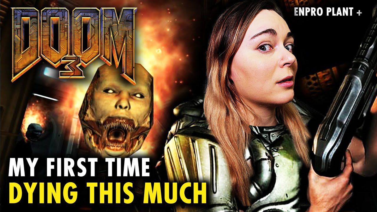 DOOM 3 Gets BRUTAL... Floating Fire Demons Are NO JOKE! (First Playthrough - Part 3)