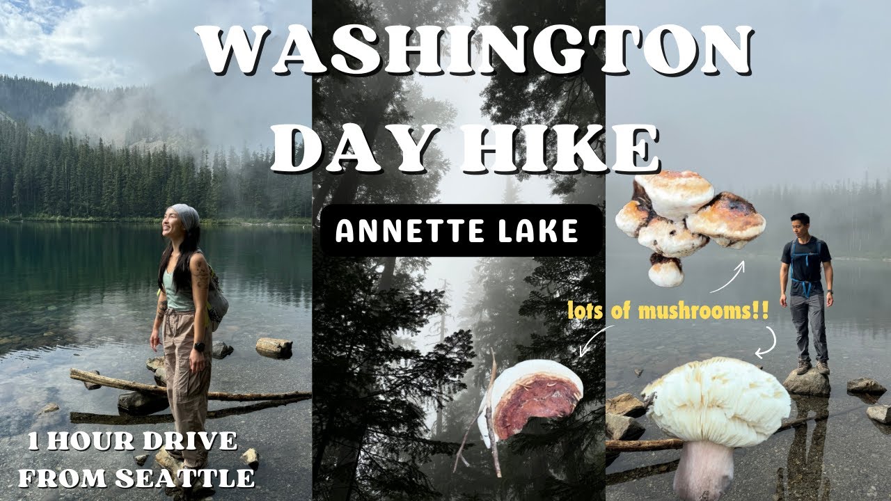 Annette Lake 🥾 | Rainy Day Hike 1 Hour from Seattle Washington