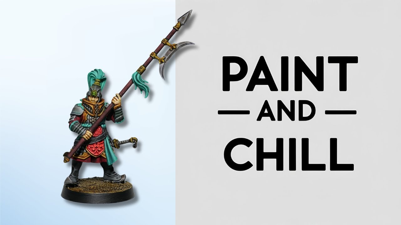 PAINT & CHILL - Cathay Jade Warrior - Warhammer  Age of Sigmar Speedpaint Relaxing ASMR
