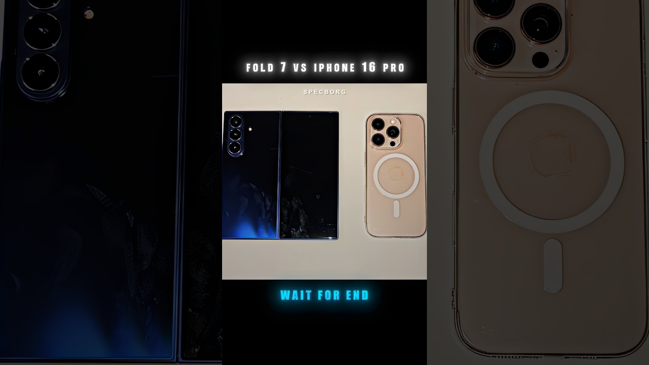 Samsung Galaxy Fold 7 Vs iPhone 16 Pro CODM Speed Test...🤯