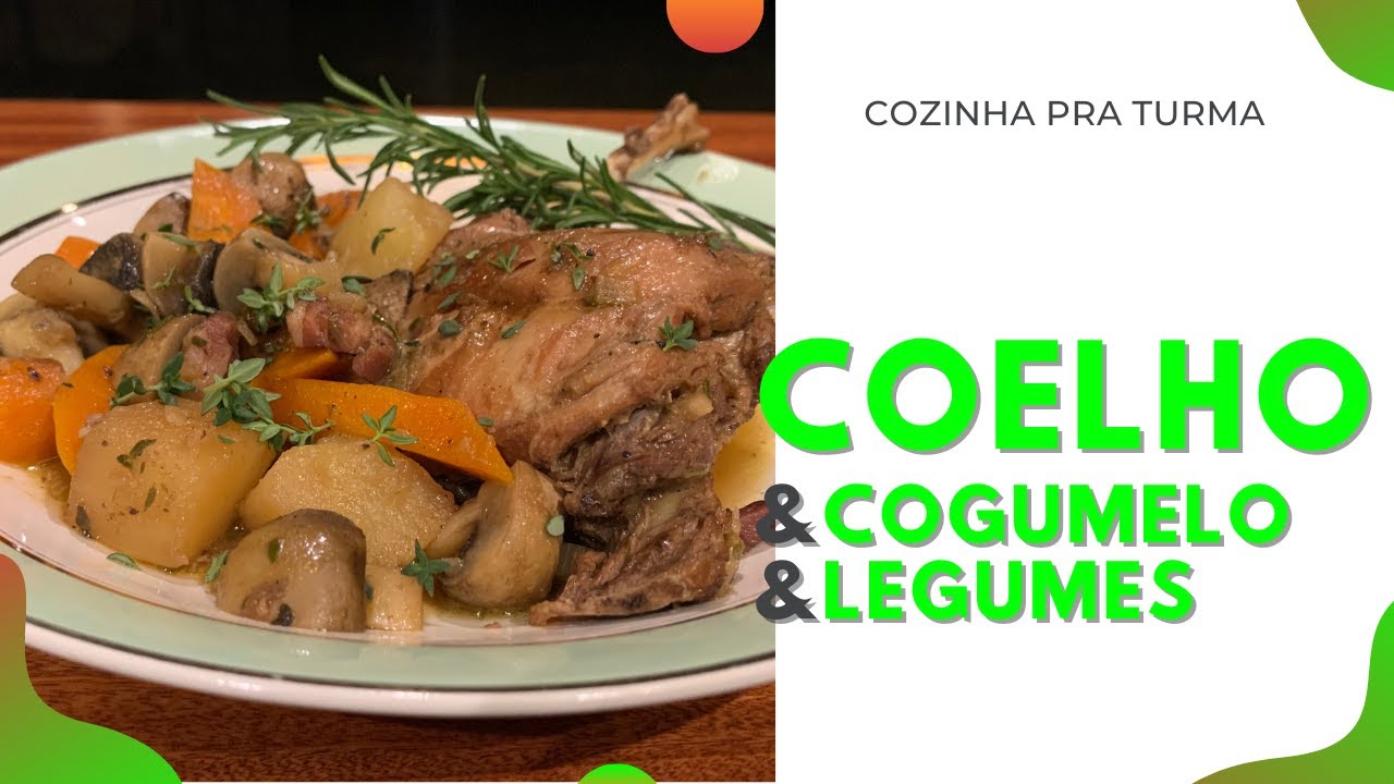 Como Fazer Coelho na Panela Com Cogumelo