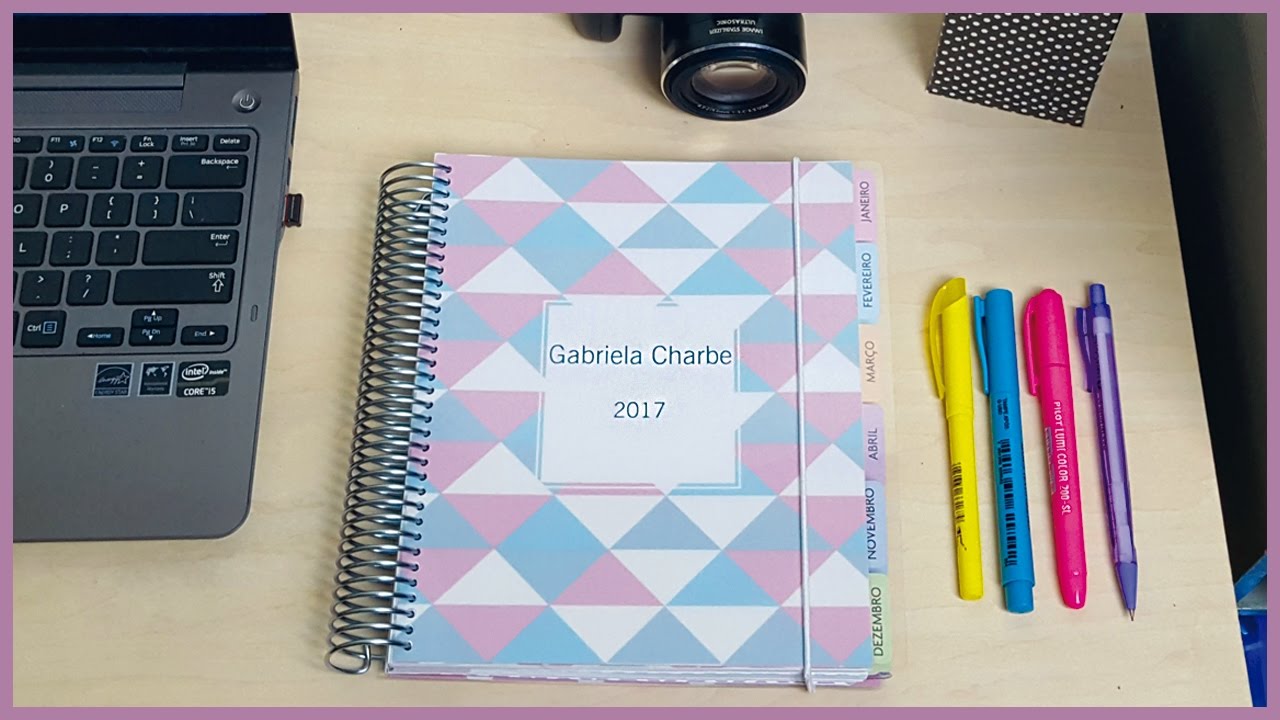 PLANNER 2017 DA EVERTOP: UNBOXING E RESENHA