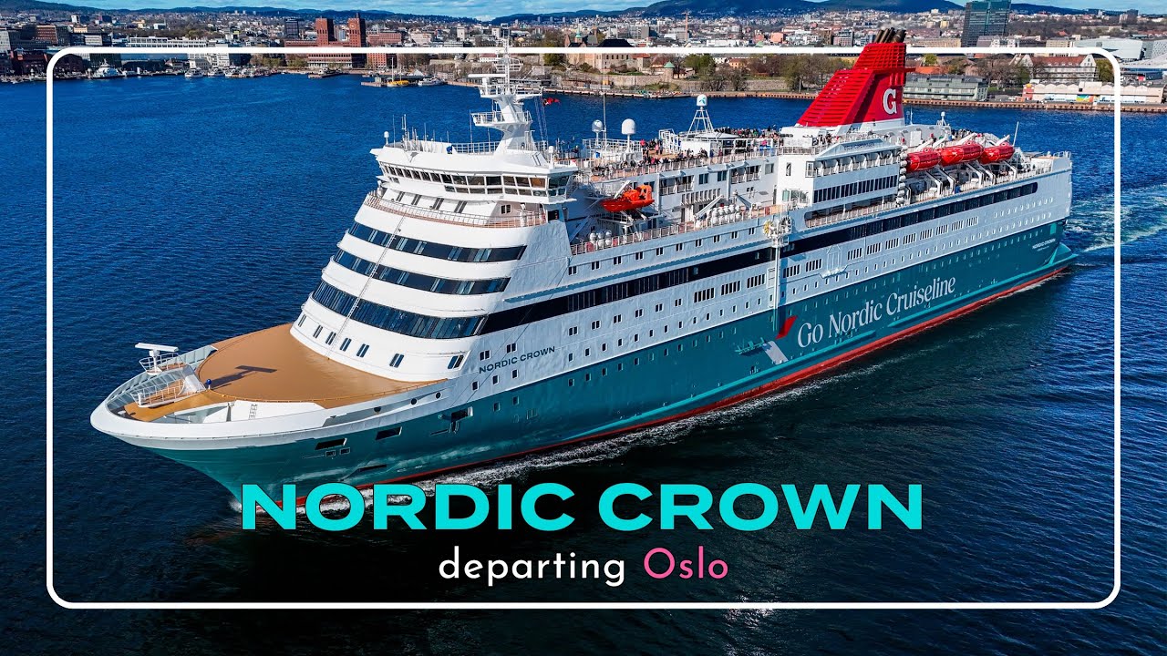 Nordic Crown Departing Oslo | Drone
