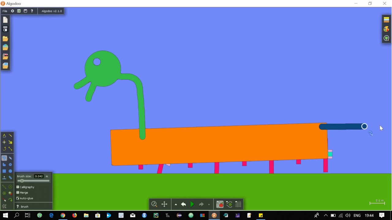 Walking Objects: Algodoo Tutorial 8