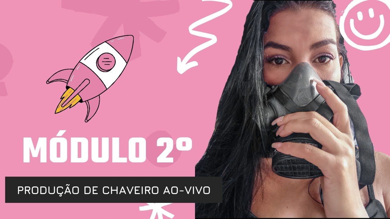CURSO DE RESINA MÓDULO 2 (Como fazer chaveiro de resina)