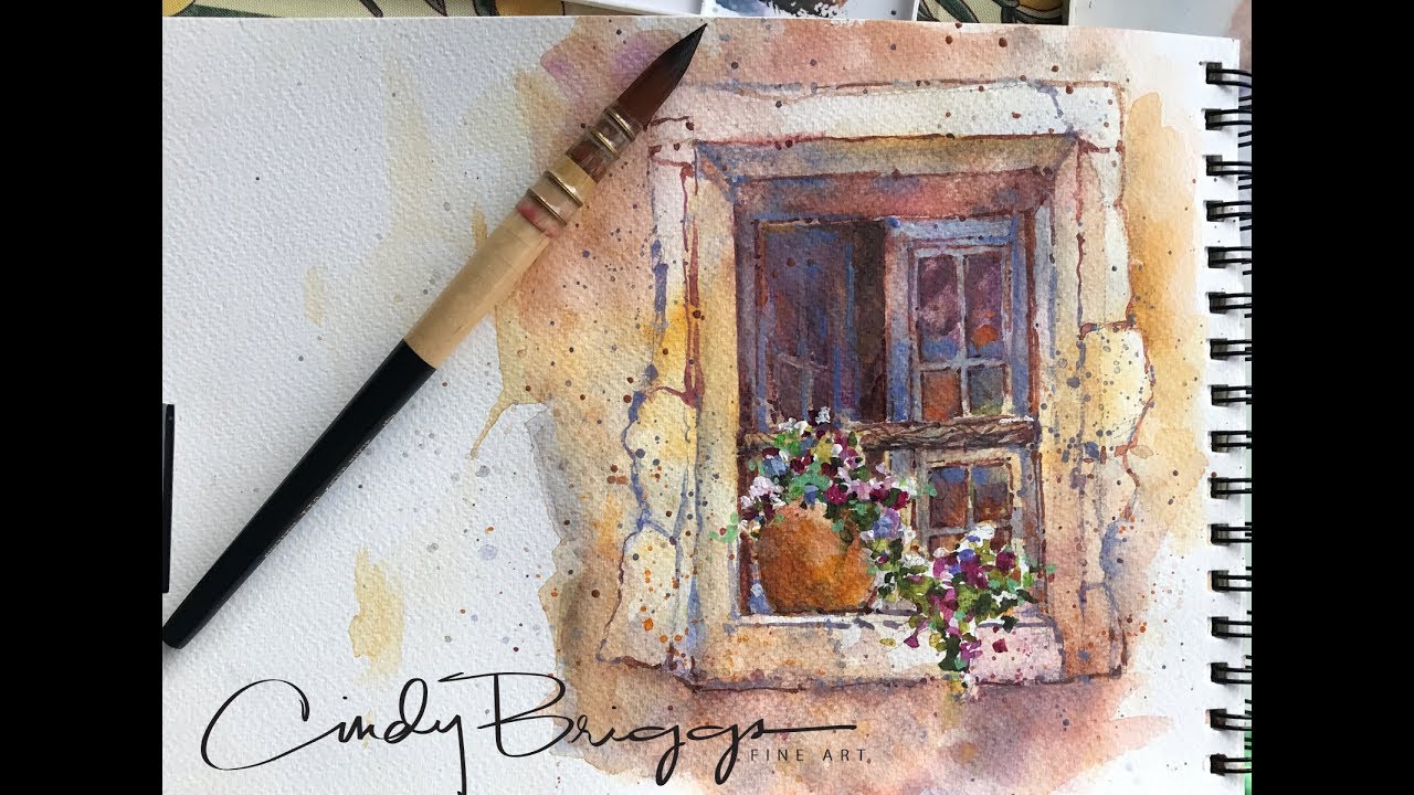 Watercolor Painting Workshop in Provence with Daniel Smith Watercolors