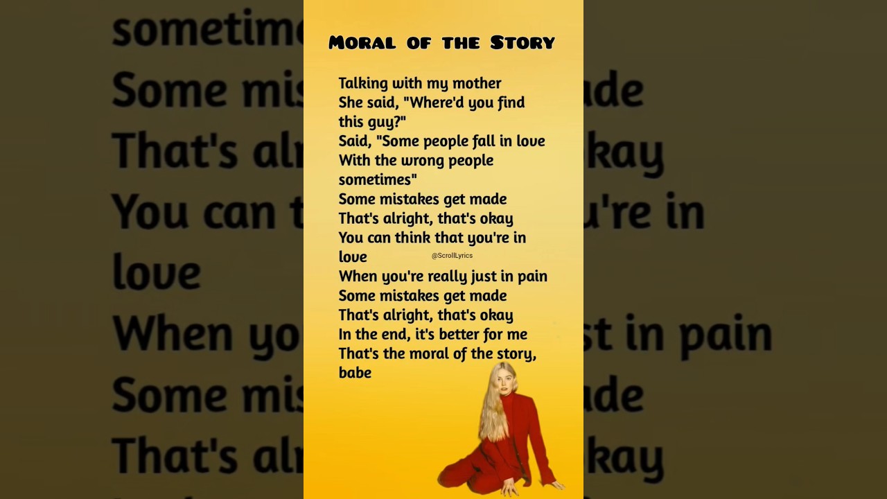 Moral of the Story Lyrics – Ashe | Heartbreak Song. 