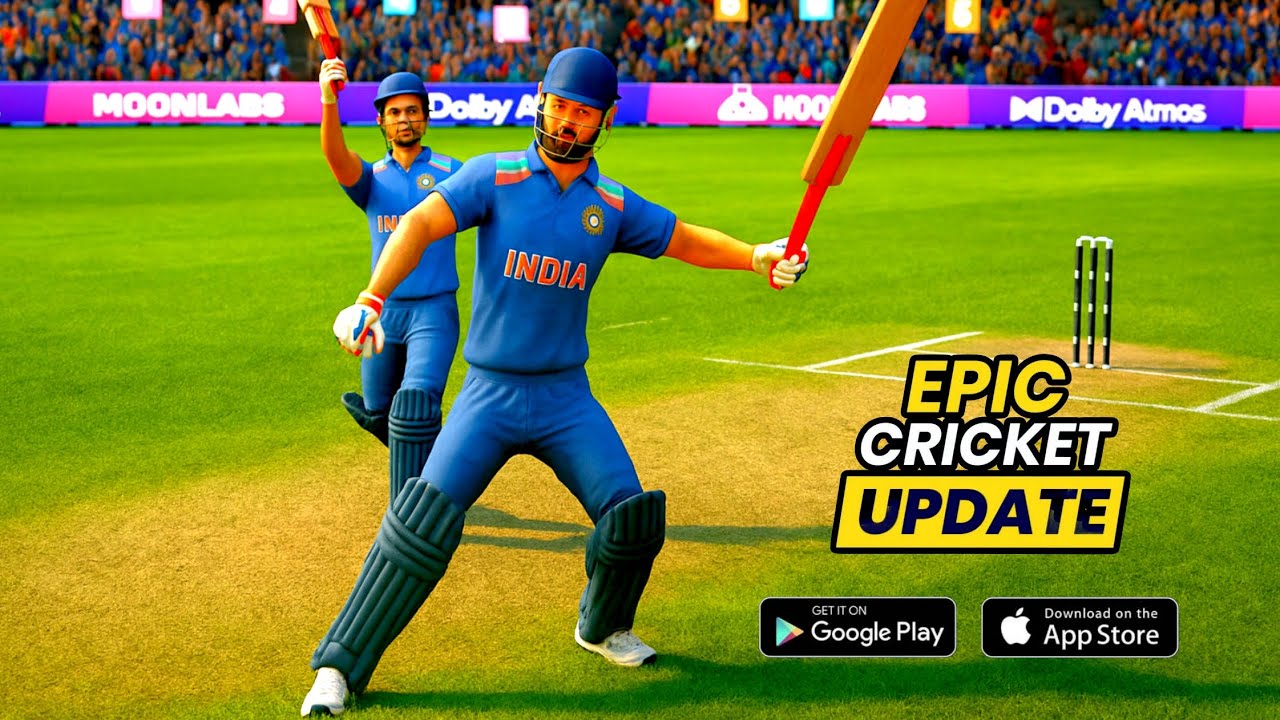 New Update : High Graphics Cricket Game - Epic Cricket Gameplay 