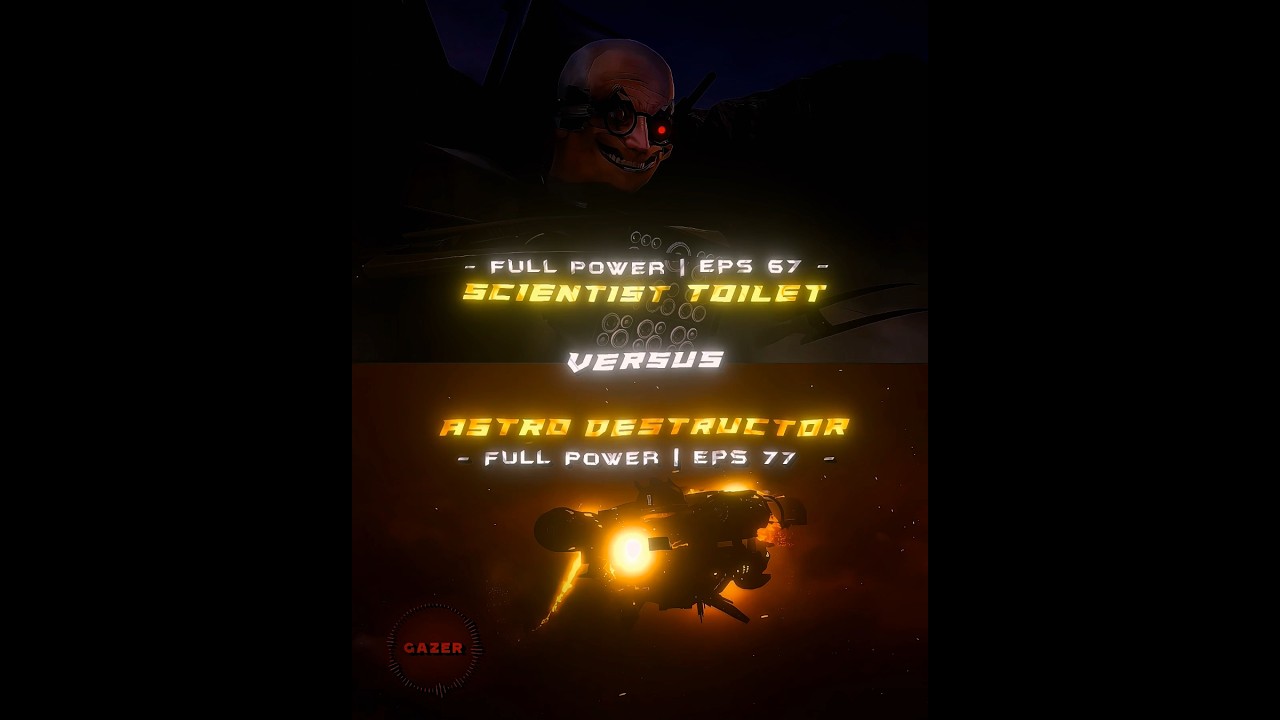 Scientist Toilet vs Astro Destructor #skibiditoilet #edit #deathbattle #shorts