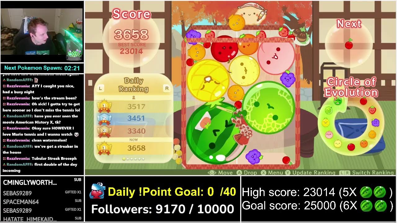 [アメリカ人スイカ] Suika Game High Score attempts to beat 23014!