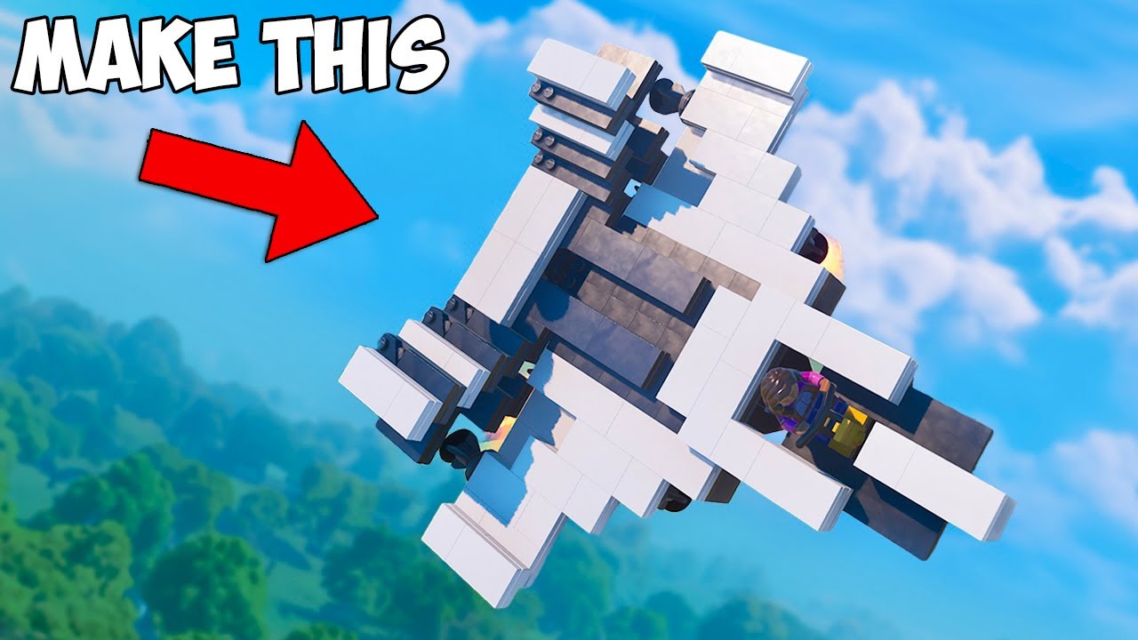 LEGO Fortnite Как сделать самолет...