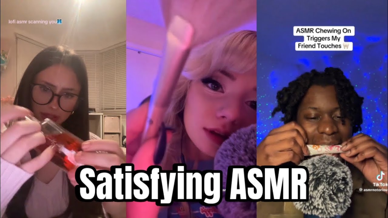 😴💤ASMR TIKTOK Compilation LOFI EDTION |Satisfying, Relaxing, Tapping, Triggers, Tingles,Mouth Sounds
